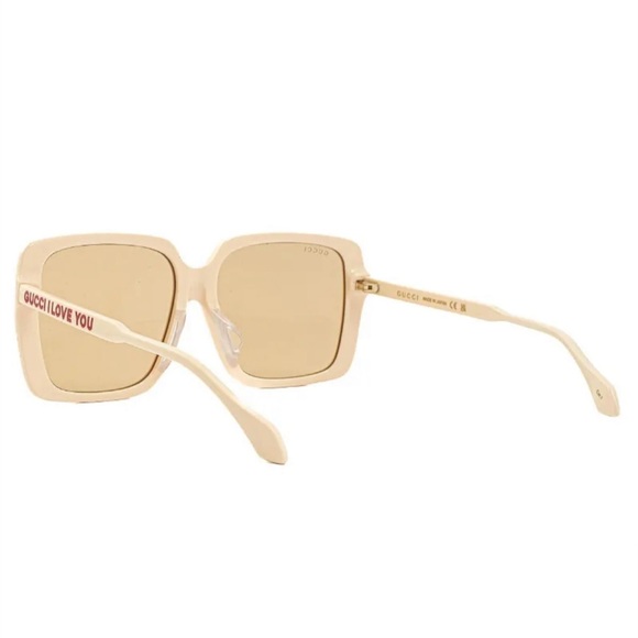 ? - New Authentic GUCCI sunglasses GG0567SAN 006 I Love You main image 5
